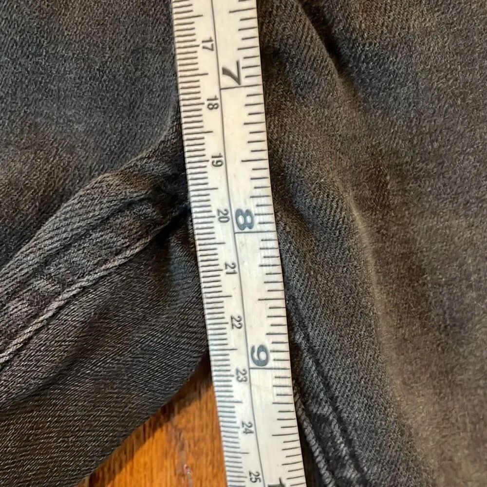 Pistola Audrey mid rise distressed grey skinny jean 24 - Picture 6 of 13